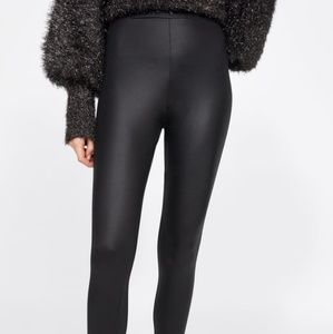 Waxy Finish Leggings